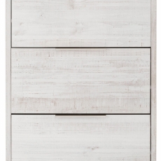 Botník Rike, 130 cm, bílá - 3
