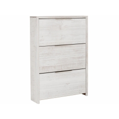 Botník Rike, 130 cm, bílá
