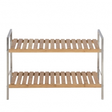 Botník s 2 bambusovými policemi Nada, 71 cm - 2