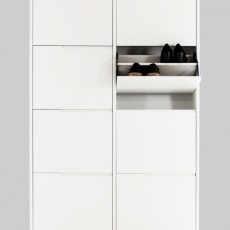 Botník s 8 zásuvkami Pure biela - 2