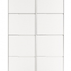Botník s 8 zásuvkami Pure biela - 1