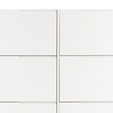 Botník s 8 zásuvkami Pure biela - 5