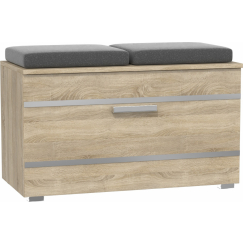 Botník s lavicou Opal, 85 cm, dub sonoma