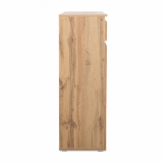 Botník se zásuvkou Picture, 131 cm, medový dub - 6
