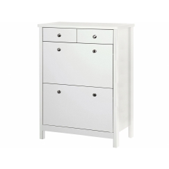 Botník Tange, 106 cm, biela