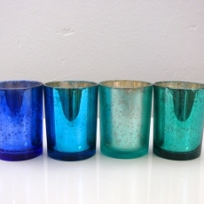 Čajové svietniky Wind, 9 cm (SET 4 ks) ružová - 2