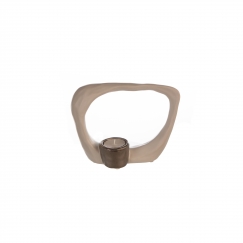 Čajový svícen Benito, 20 cm, bílá