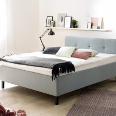 Čalouněná postel Amelie, 140x200 cm, modrá - 6