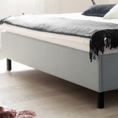 Čalouněná postel Amelie, 140x200 cm, modrá - 4