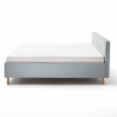 Čalouněná postel Amelie, 140x200 cm, modrá - 8