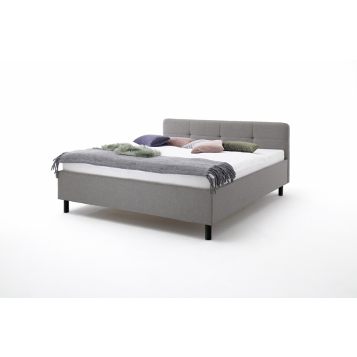 Čalouněná postel Amelie, 140x200 cm, šedá - 1