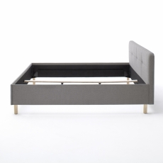 Čalouněná postel Amelie, 140x200 cm, šedá - 3