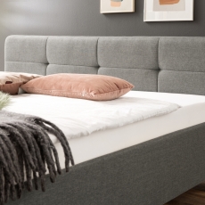 Čalouněná postel Amelie, 140x200 cm, šedá - 2