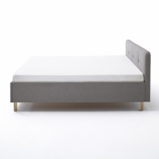 Čalouněná postel Amelie, 140x200 cm, šedá - 6