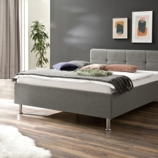 Čalouněná postel Amelie, 140x200 cm, šedá - 7