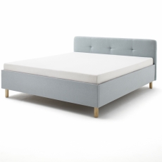 Čalouněná postel Amelie, 180x200 cm, modrá - 2