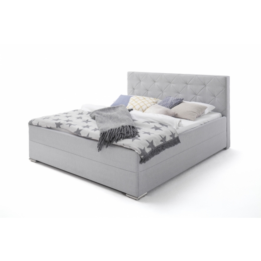 Čalouněná postel Chicago, 180x200 cm, šedá - 1