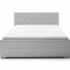 Čalouněná postel Chicago, 180x200 cm, šedá - 8