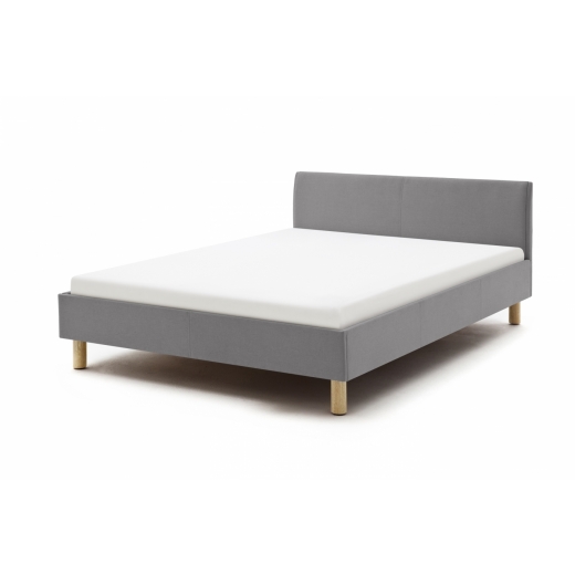Čalouněná postel Lena, 120x200 cm, šedá - 1