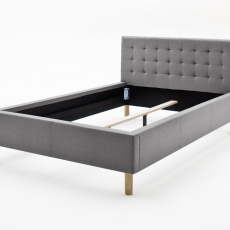Čalouněná postel Malin, 120x200 cm, šedá - 10