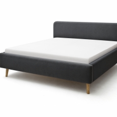 Čalouněná postel Mattis, 140x200 cm, antracitová - 4