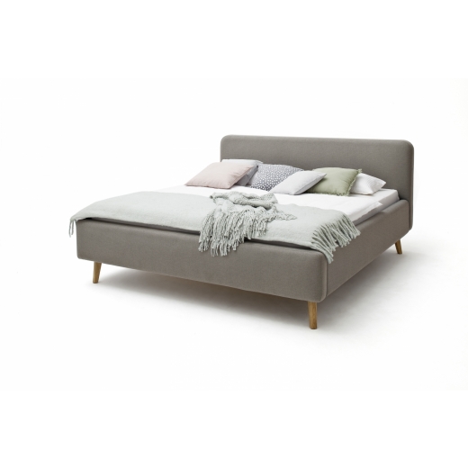 Čalouněná postel Mattis, 140x200 cm, taupe - 1