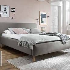 Čalouněná postel Mattis, 160x200 cm, taupe - 5