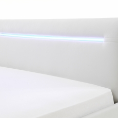Čalouněná postel Miami, 120x200 cm, bílá - 8