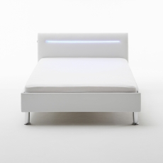 Čalouněná postel Miami, 120x200 cm, bílá - 9