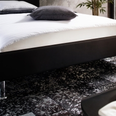 Čalouněná postel Miami, 140x200 cm, černá - 5