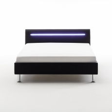 Čalouněná postel Miami, 140x200 cm, černá - 7