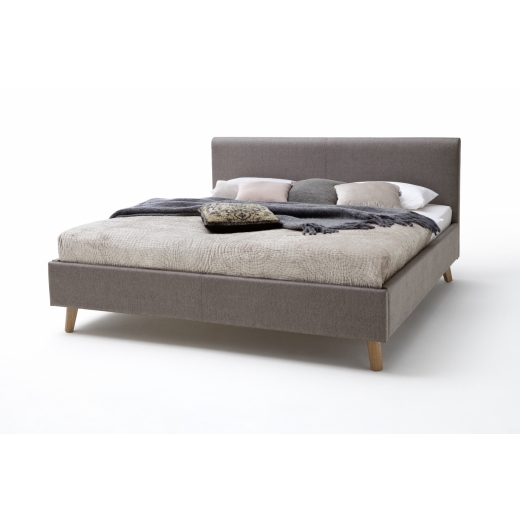 Čalouněná postel Paula, 180x200 cm, taupe - 1