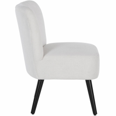 Čalouněná židle Lerim, bílá - 3
