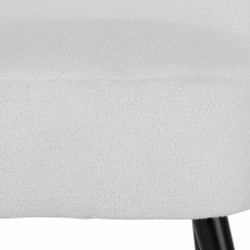 Čalouněná židle Lerim, bílá - 4