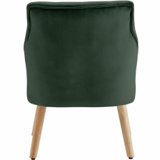 Čalouněná židle Spoky (SET 2 ks), zelená - 6