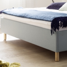Čalúnená posteľ Amelie, 140x200 cm, modrá - 3
