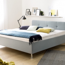 Čalúnená posteľ Amelie, 180x200 cm, modrá - 2