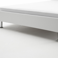 Čalúnená posteľ Miami, 140x200 cm, biela - 6