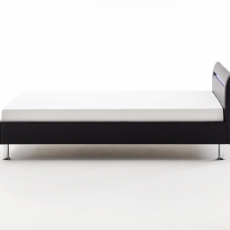 Čalúnená posteľ Miami, 140x200 cm, čierna - 8