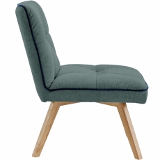 Čalúnená stolička Belaris, zelená - 3