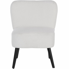 Čalúnená stolička Lerim, biela - 2