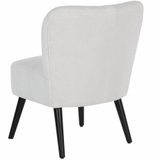 Čalúnená stolička Lerim, biela - 5