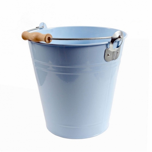 Chladič na víno s otváračom Bucket, 23 cm, modrá - 1