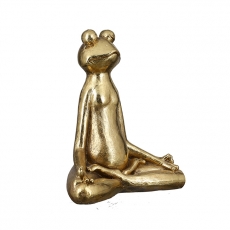 Dekorace Frog, 34 cm, zlatá - 3