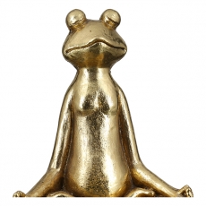 Dekorace Frog, 34 cm, zlatá - 4