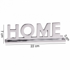 Dekorace Home, 22 cm, hliník - 3