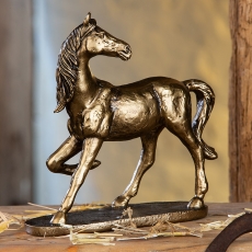 Dekorace Horse II, zlatá - 1