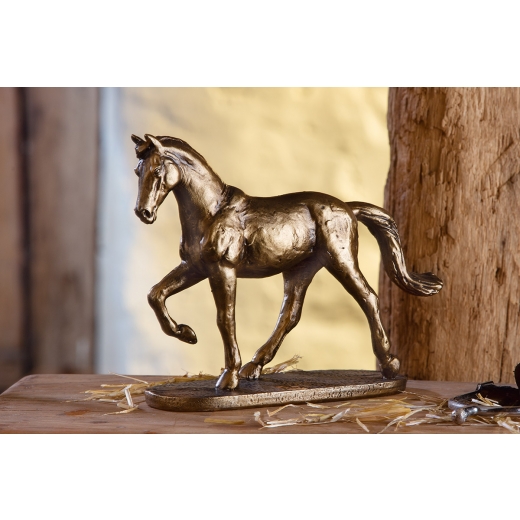 Dekorace Horse, zlatá - 1