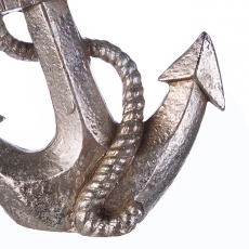 Dekorace kotva Watern, 19 cm, stříbrná - 6