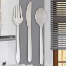 Dekorace na zeď Cutlery, sada 3 ks - 1